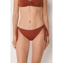 Calzedonia Kalhotky na šňůrky k plavkám Premium Fit Žena Hnědá Velikost XS