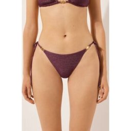Calzedonia Bazilky na šňůrky k plavkám Golden Glow Žena Bordová Velikost S