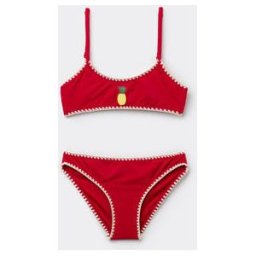 Calzedonia Dívčí Dvoudílné Plavky Mini Fruit Dívka Červená Velikost 14