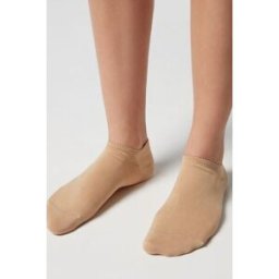 Calzedonia Neviditelné unisex bavlněné ponožky Člověk Přírodní Velikost 44-45