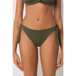 Calzedonia Kalhotky na šňůrky k plavkám Premium Sculpt Žena Zelená Velikost S