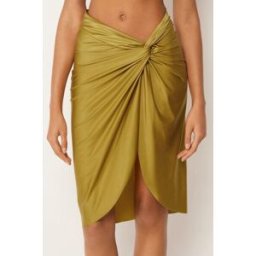 Calzedonia Pareo Sukně Shiny Satin Žena Žlutá Velikost S/M