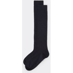 Calzedonia Dlouhé pánské ponožky z teplé bavlny Člověk Modrá Velikost 46-47