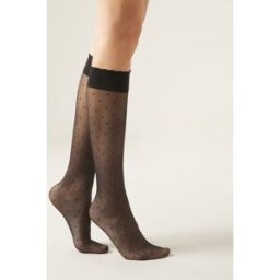 Calzedonia Vzorované podkolenky Žena Černá Velikost TU