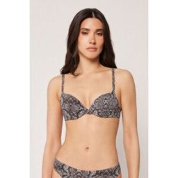 Calzedonia Plavková Push-Upka k Classic Snake Žena Potisk Velikost 5