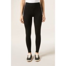 Calzedonia Bavlněné legíny Žena Černá Velikost S