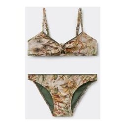 Calzedonia Dívčí dvoudílné plavky Tropical Foliage Dívka Potisk Velikost 6
