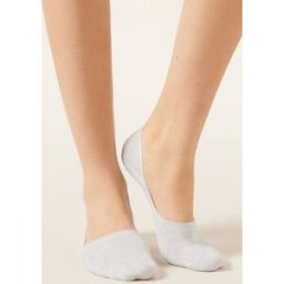 Calzedonia Unisex neviditelné ponožky Žena Šedá Velikost 37-39