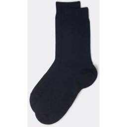 Calzedonia Krátké pánské ponožky s kašmírem Člověk Modrá Velikost 42-43