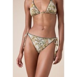 Calzedonia Kalhotky na šňůrky k plavkám Tropical Foliage Žena Potisk Velikost L
