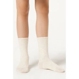 Calzedonia Dívčí ponožky s kašmírem a třpytkami Unisex Přírodní Velikost 25-28