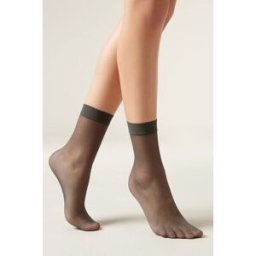 Calzedonia Ponožky Průhledné 20 Den Žena Šedá Velikost TU