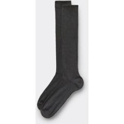 Calzedonia Dlouhé pánské ponožky z elastické bavlny Člověk Šedá Velikost 42-43