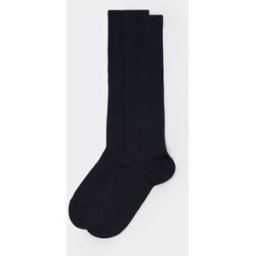 Calzedonia Vysoké ponožky s kašmírem Člověk Modrá Velikost 46-47