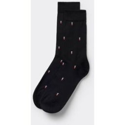 Calzedonia Pánské vzorované ponožky Člověk Černá Velikost TU