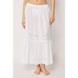 Calzedonia Dlouhá sukně z madeiry Žena Bílá Velikost M/L
