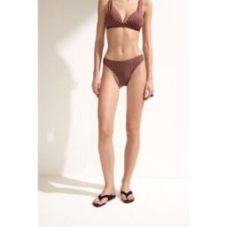 Calzedonia Kalhotky k plavkám Polka Dot Brown Žena Hnědá Velikost XS