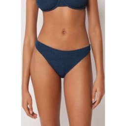 Calzedonia Kalhotky k plavkám Crinkle Waves Žena Modrá Velikost XL