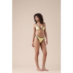 Calzedonia Brazilky k plavkám Bicolor Piping Žena Černá Velikost XS