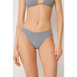 Calzedonia Kalhotky k plavkám Metallic Glow Žena Šedá Velikost L