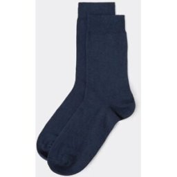 Calzedonia Krátké pánské ponožky z teplé bavlny Člověk Modrá Velikost 42-43