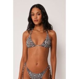 Calzedonia Trojúhelníková Plavková Podprsenka Classic Snake Žena Potisk Velikost 5