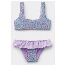 Calzedonia Dívčí Dvoudílné Plavky Floral Vichy Dívka Potisk Velikost 14