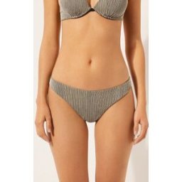 Calzedonia Kalhotky k plavkám Golden Stripes Žena Žlutá Velikost M