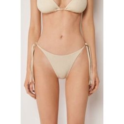 Calzedonia Pásková tanga k plavkám Wild Jungle Žena Bílá Velikost S/M