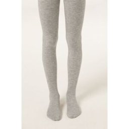Calzedonia Dívčí punčocháče s kašmírem Dívka Šedá Velikost 8-10