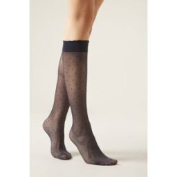 Calzedonia Vzorované podkolenky Žena Modrá Velikost TU