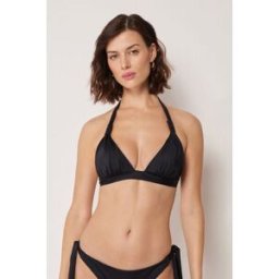 Calzedonia Trojúhelníková podprsenka k plavkám Premium Sculpt Žena Černá Velikost 3