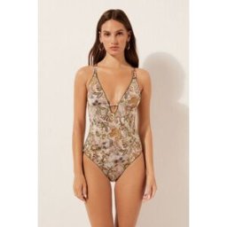 Calzedonia Jednodílné plavky Tropical Foliage Žena Potisk Velikost S