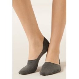 Calzedonia Unisex neviditelné ponožky Žena Šedá Velikost 42-43