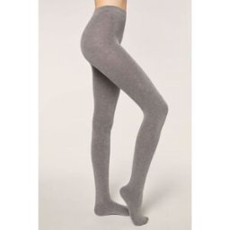Calzedonia Neprůsvitné punčocháče Matt s kašmírem a modalem Žena Šedá Velikost 3