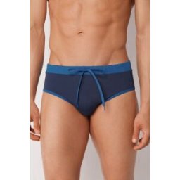 Calzedonia Pánské slipové plavky Malindi Člověk Modrá Velikost XL