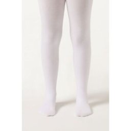 Calzedonia Dívčí punčocháče z organické bavlny Dívka Bílá Velikost 10-13