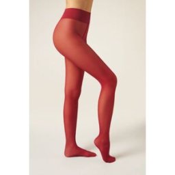 Calzedonia Poloprůsvitné punčocháče Matt Soft Comfort 30 denier Žena Červená Velikost 4