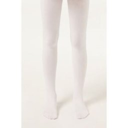 Calzedonia Dívčí punčocháče s kašmírem Dívka Bílá Velikost 2