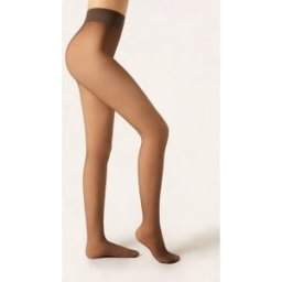 Calzedonia Termo punčocháče s tenkým efektem Žena Hnědá Velikost XL