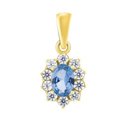 Silvego Zlatý přívěsek Kate ze žlutého zlata s Brilliance Zirconia - FNN22683PGY