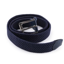Pásek pružný šíře 3,2 cm unisex, barva 5 modrá tmavá
