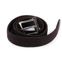 Pásek pružný šíře 3,2 cm unisex, barva 6 hnědá