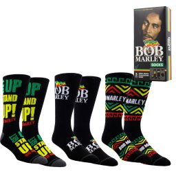 ponožky set 3 párů - dárková krabička BOB MARLEY - PERRI´S SOCKS - BOD370-001-O-M