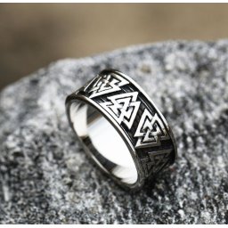 prsten Viking Valknut - SS8-713R