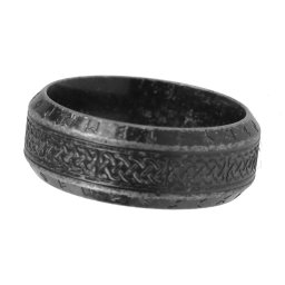 prsten Nordic Vintage Viking - Black - SS8-R196 retro black