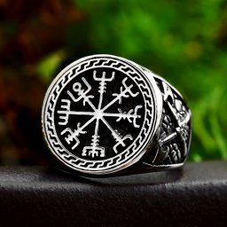 prsten Viking Compass - SS8-1204R