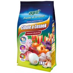 AGRO Organicko - minerální hnojivo na cibuli a česnek 1 kg AG02300008010