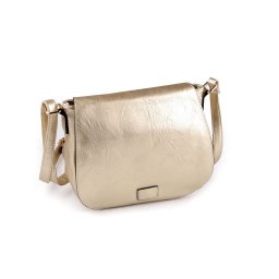 Kabelka crossbody 26x23 cm, barva 1 zlatá sv.