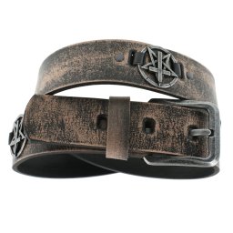 pásek Pentagram Cross - brown - LSF2 26